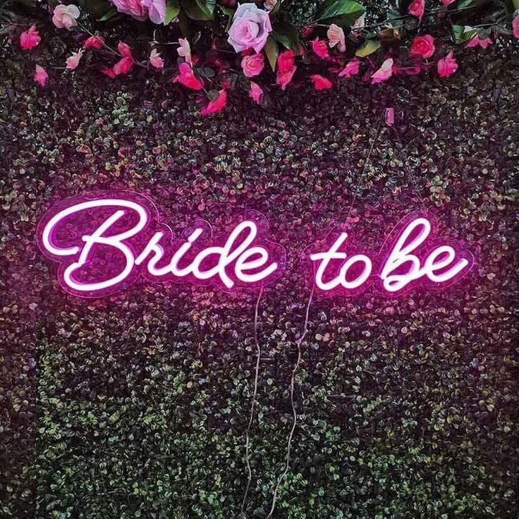 Bride To Be Neon Led