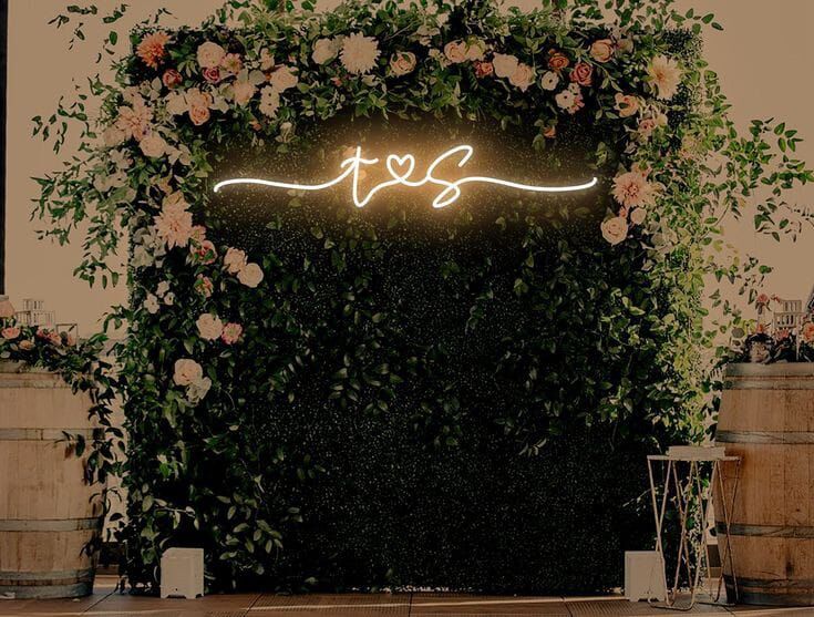 Düğün & Nisan & Ev dekoru Basharfler Neon 100 cm