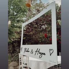 Düğün & Nişan & Kına Eglenceli Fotoblok 100 cm Yatay .