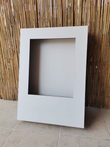 Beyaz Ahşap Boş Çiçeksiz Karşılama Panosu