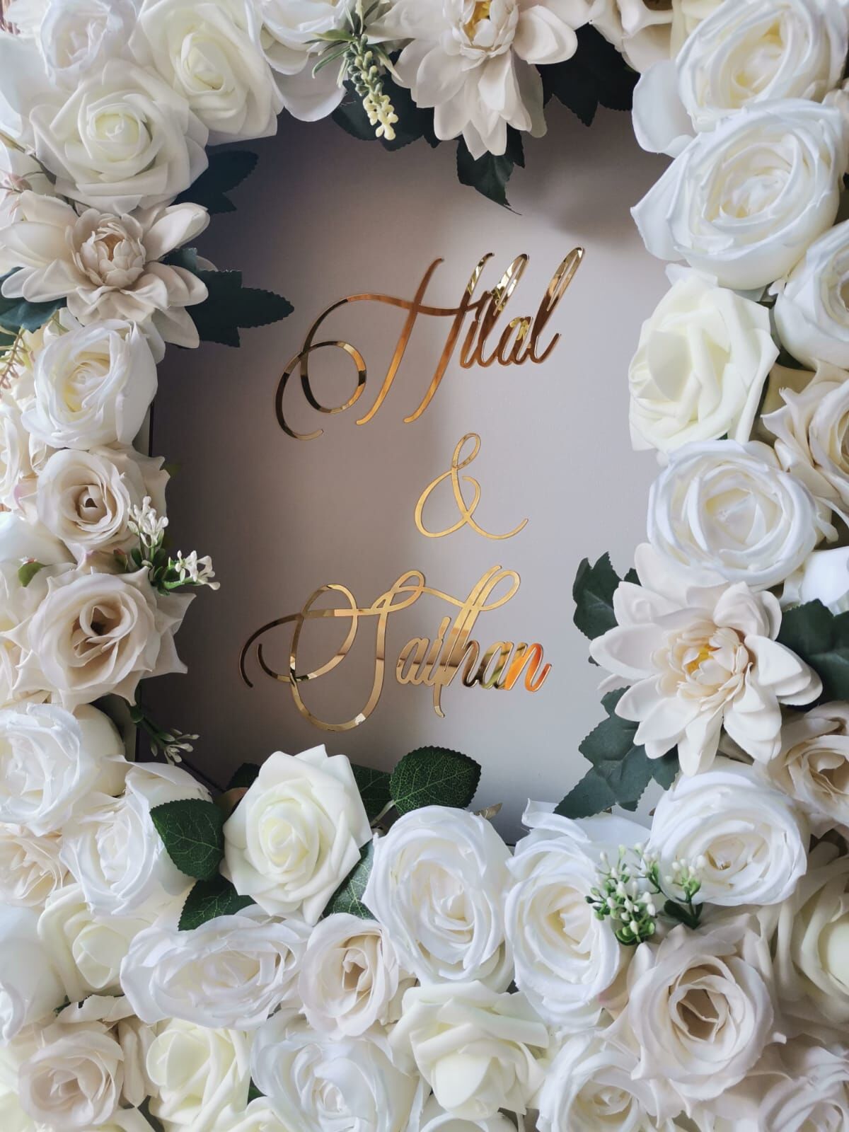 Özel Tasarım Tamtur Flowers Box Panomuz(Ekru Tonlar)
