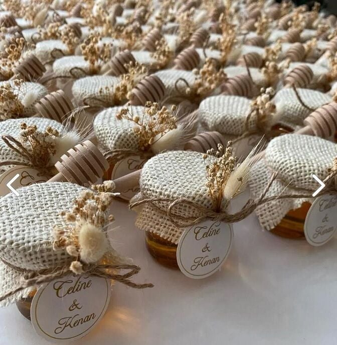 Düğün & Nişan & Özel Anlar Hediyelik 20 adet Ballı Set