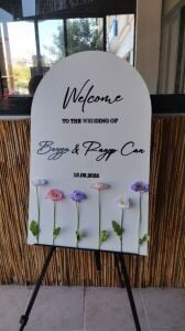 Düğün & Nişan & Kına Rengarenk Gelincikler ile Karşılama Panosu